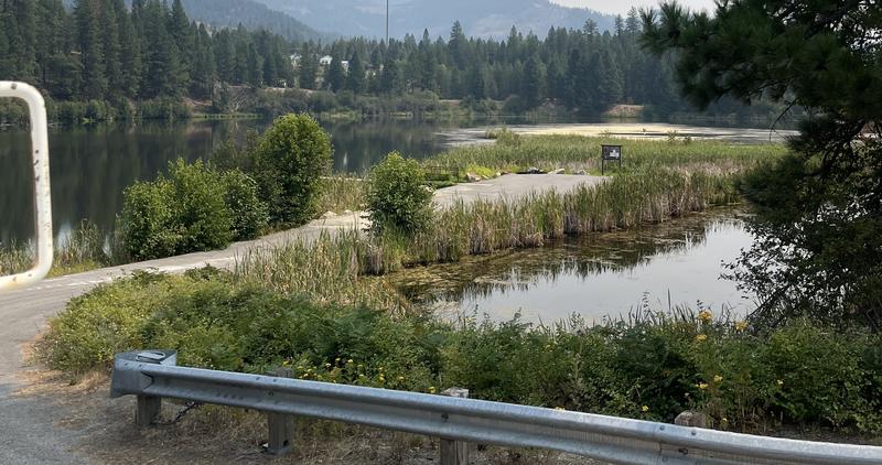 Crystal Lake fishing and boating access site in the Panhandle Region