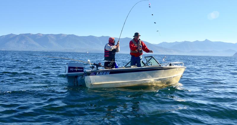 Kokanee fishing on Lake Pend Oreille