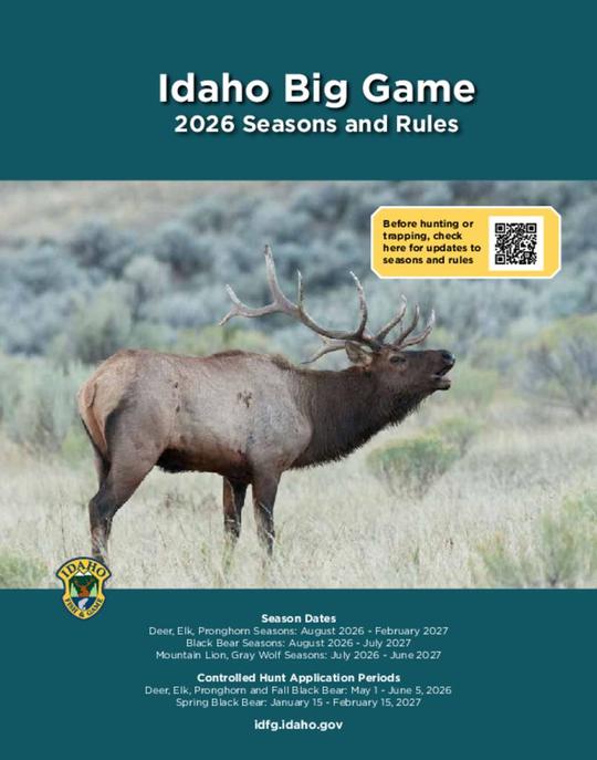 Big Game Seasons and Rules Brochure | Idaho Fish and Game