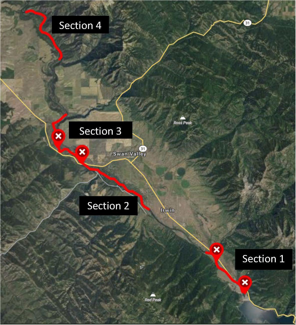 South Fork Snake River Suppression Map