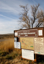 CJ Strike WMA Sign, cc-by Roger Phillips