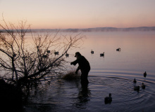 Duck hunting, C.J. Strike Reservoir, Southwest Region