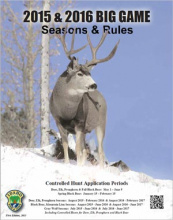 Big game seasons and rules booklet