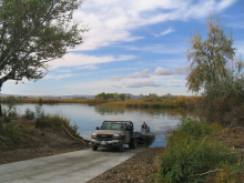boat ramp at the Fort Boise Wildlife Management Area October 2006 