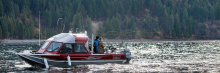 Trolling for rainbows on Lake Pend Oreille / Photo by Glenn Oakley