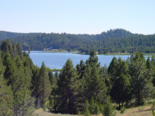 Summer day at Horsethief Reservoir