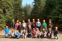 Participants in the 2021 Learn-to-Hunt day camp in the Panhandle Region