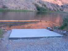 Boat ramp section