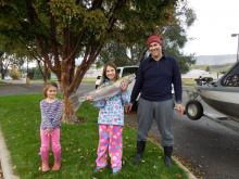 Family Fishing for Steelhead on the Clearwater in November 2016