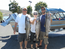 Chinook Salmon Fishing on Clearwater River in 2015