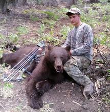 Black bear, Dean Johnson, archery harvest, controllec hunt, Unit 32A