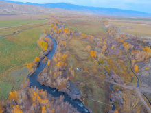 Salmon habitat restoration project on the Eagle Valley Ranch near Salmon, Idaho