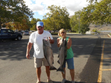 Fall Chinook caught at the confluence of the Snake and Clearwater rivers in 2016.