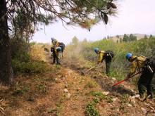 Prescribed fire preparation, Boise National Forest