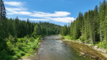 Priest River in North Idaho