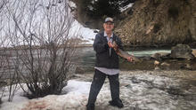 USR steelhead angler March 2026 nr Stanley