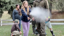 North Idaho Bear Fair bear spray practice