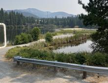 Crystal Lake fishing and boating access site in the Panhandle Region