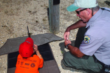 Youth Conservation Camp, shooting at range