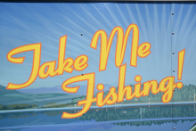 Take Me Fishing trailer art