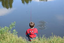 Kid Fishing Rexburg Nature Park