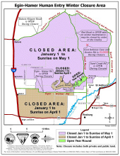 Egin Hamer winter closure map