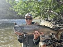 Chinook caught at Riggins