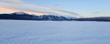 Snowy Landscape of Henrys Lake