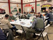 Idaho Fish and Game staff interacting at a public meeting