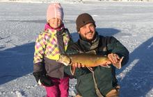 Ice Fishing Brook Trout