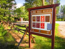 Lemhi Hole sign