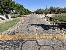 driveway at eagle fish hatchery