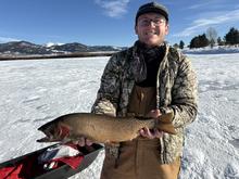 robert gregory with his state record yellowstone cutthroat trout 2026