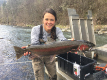 Steelhead Kelt_Potlatch River_Study fish