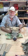 Carl VanLoon with the confiscated deer from original contact from officer.