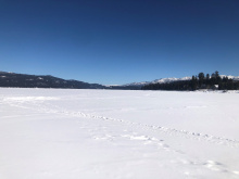 Cascade and Payette Lake ice conditions Feb. 23, 2022