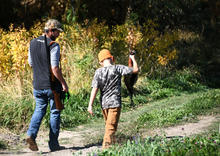 proud_dad_and_son_youth_pheasant_hunt_niagara_springs_wma_oct_2021