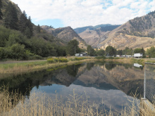 Rapid River Hatchery, by Ralph Steiner