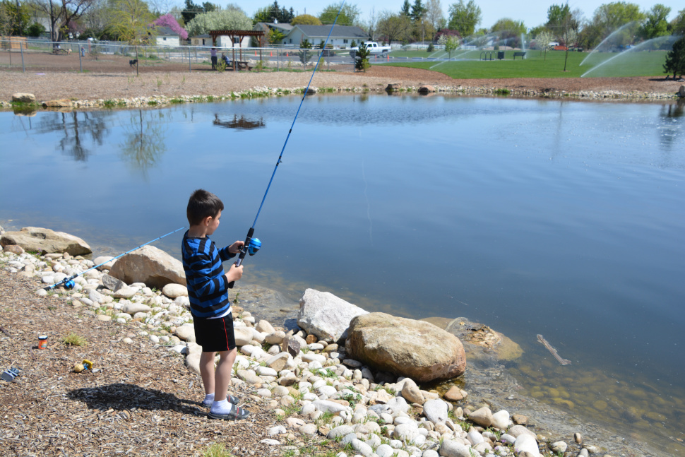 The Treasure Valley's newest community fishing pond is in West Boise