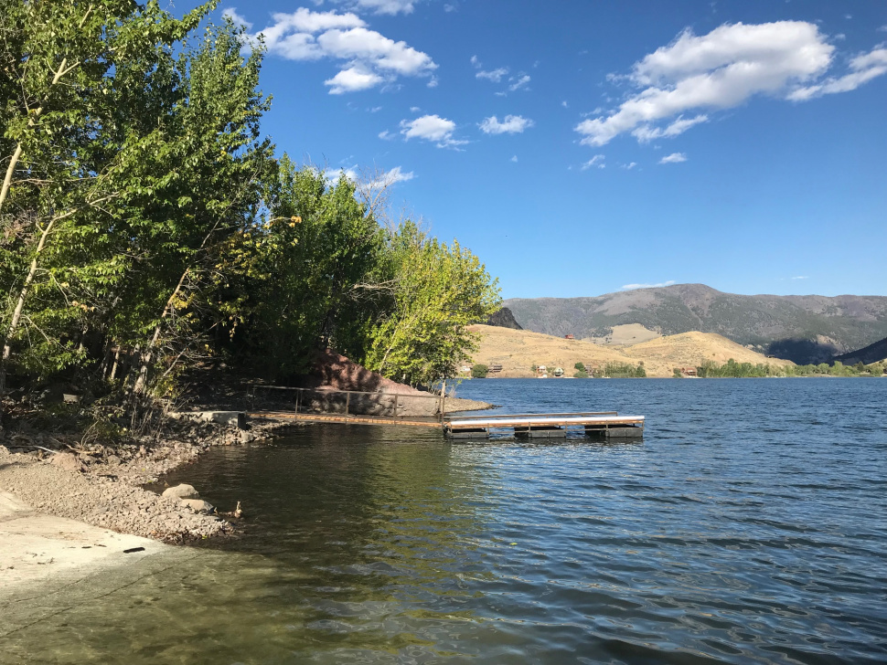 Williams Lake Boat Ramp near Salmon Improved Idaho Fish and Game