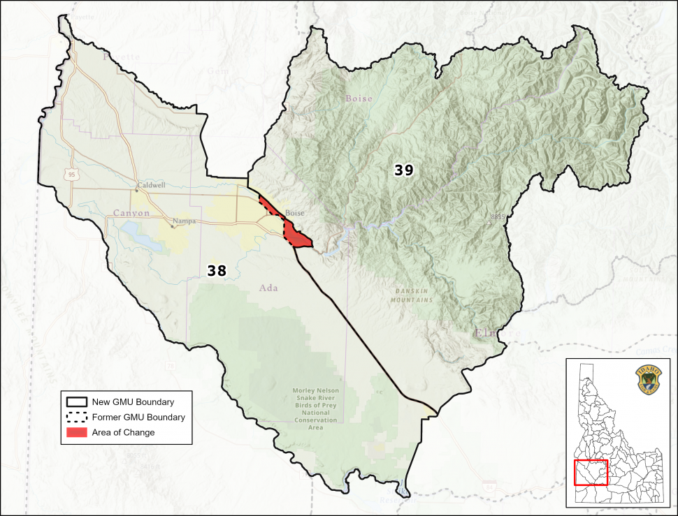 2022 Idaho Game Management Unit (GMU) Changes  Idaho Fish and Game