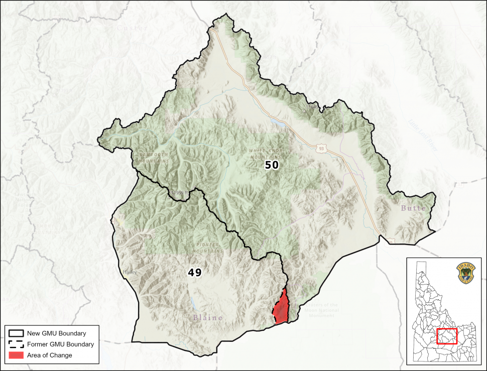 2022 Idaho Game Management Unit (GMU) Changes  Idaho Fish and Game